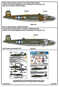 Decal 1/72 Catch 22 Mitchells North-American B-25H-1NA (Kits-World)