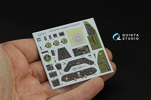 TBD-1 Devastator 3D-Printed & coloured Interior on decal paper (Trumpeter) (with 3D-printed resin parts)