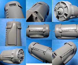 Additions (cast) 1/48 Ju 88A-4/A-14 nacelles (for ICM) (Vector) 