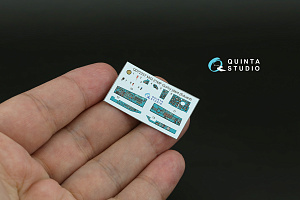 MiG-21MF (Gorkiy plant) 3D-Printed & coloured Interior on decal paper (Eduard)