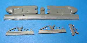 Additions (cast) 1/48 LaGG-3 Skis and Bomb Racks (Vector) 