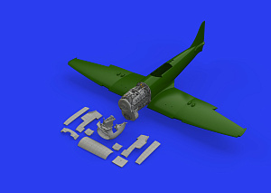 Additions (3D resin printing) 1/48 Hawker Tempest Mk.V engine (designed to be used with Eduard kits) 