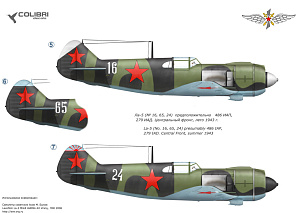 Decal 1/48 La-5 Part II(Colibri Decals)