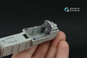 Dassault Mirage IIIC 3D-Printed & coloured Interior on decal paper (Italeri) (Small version)