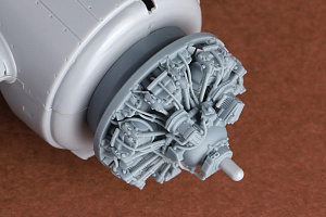 Additions (3D resin printing) 1/48 F4F-4 Wildcat Engine Set (TAM)