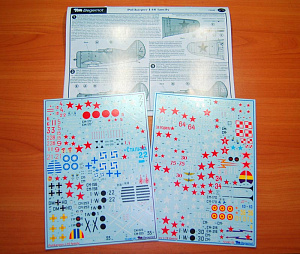 Decal 1/72 Polikarpov I-16 family (Begemot)