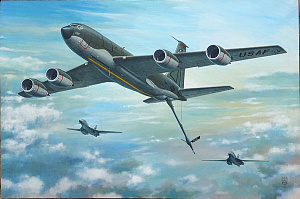 Model kit 1/144 Boeing KC-135 (2x camo) (Roden)