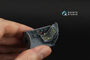 P-40N Warhawk 3D-Printed & coloured Interior on decal paper (Eduard)