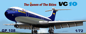 Model kit 1/72 Vickers VC-10 BOAC 'The Queen Of The Skies' [VC10] (Mach 2)