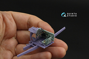 Bf 109E-3/E-4 3D-Printed & coloured Interior on decal paper (Dragon)