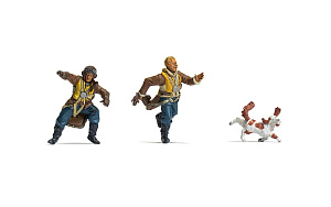 Figures (resin) 1/72 WWII RAF Ground Crew (Airfix)