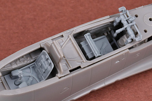 Additions (3D resin printing) 1/72 Messerschmitt Me-410A-1/U-2 & U4 cockpit upgrade parts (designed to be used with Airfix kits)