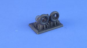 Additions (3D resin printing) 1/72 Колёса для F4U Corsair / F6F Hellcat NAVY wheels set (KepModels) 