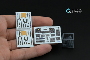 Lynx AH-7 3D-Printed & coloured Interior on decal paper (Airfix) (with 3D-printed resin parts)