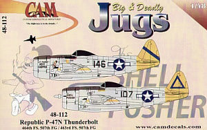 Decal 1/48 Republic P-47N Thunderbolt (2) (CAM)