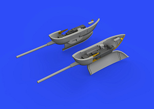 Additions (3D resin printing) 1/48 Messerschmitt Bf-109G-6 gun pods (designed to be with Tamiya kits)