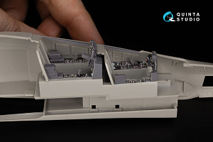 RF-4C Phantom II (late with DMAS) 3D-Printed & coloured Interior on decal paper (Hasegawa) (Small version) (with 3D-printed resin parts)