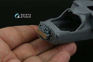 Ka-52M radar bay (Quinta Models) (with 3D-printed resin parts)