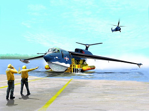 Model kit 1/72 Martin P6M2 Seamaster flying boat with beaching gear (Mach 2)