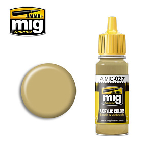 Acrylic paint RAL 8031 F9 German Sand Beige (Ammo Mig) (17ml) 