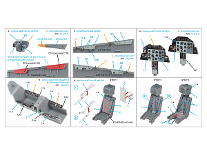 L-39ZA 3D-Printed & coloured Interior on decal paper (Trumpeter)(with 3D-printed resin parts)