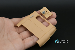 KrAZ-6322 3D-Printed & coloured Interior on decal paper (HobbyBoss) (with 3D-printed resin parts)