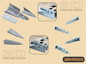 Additions (3D resin printing) 1/48 F-15 Cannon (Raymoco)