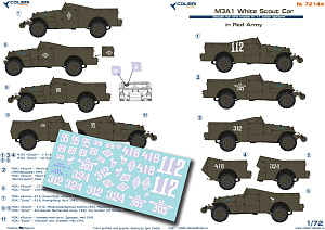 Decal 1/72 M3A1 «Scout» - in Red Army (Colibri Decals)