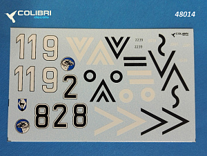 Decal 1/48 Fw-190 A3 JG 51 part II (Colibri Decals)