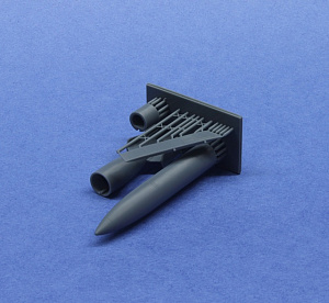 Additions (3D resin printing) 1/72 Mirage III fuel tanks 1300l.2 pcs. set (KepModels)