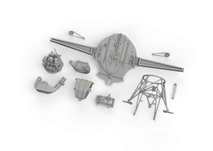 Additions (3D resin printing) 1/48 Grumman F4F-4 Wildcat wheel bay 3D-Printed (designed to be used with Eduard kits) 