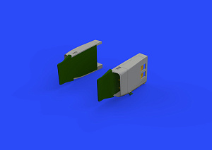 Additions (3D resin printing) 1/48 Mikoyan MiG-23MF engine air intakes (designed to be used with Eduard kits and Trumpeter kits) 