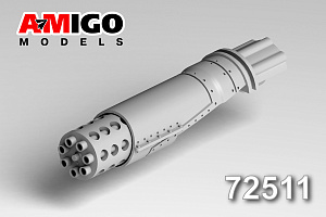 Additions (3D resin printing) 1/72 A-10C gun GAU-8 for the G.W.H. (Amigo Models)