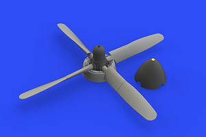 Additions (3D resin printing) 1/48 North-American P-51D-5 Mustang Hamilton Standard propeller (designed to be used with Eduard kits) 