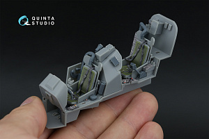 AH-1W 3D-Printed & coloured Interior on decal paper (Trumpeter) (with 3D-printed resin parts) 