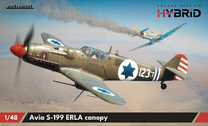 Model kit 1/48 Avia S-199 ERLA canopy (HYBRID edition) (Eduard kits)