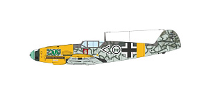 Model kit 1/72 Messerschmitt Bf-109F (Eduard kits)