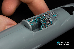MiG-21SM Fishbed-J 3D-Printed & coloured Interior on decal paper (Eduard) (with 3D-printed resin parts)
