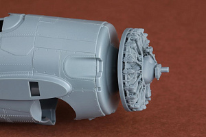 Additions (3D resin printing) 1/48 Grumman FM-2 Wildcat engine set (designed to be used with Eduard kits) 3D printed resin
