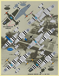 Decal 1/48 Colors & Marking of North-American P-51s Part 2 (Furball Aero-Design)