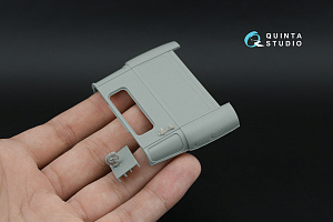 KrAZ-6322 3D-Printed & coloured Interior on decal paper (Takom) (with 3D-printed resin parts)