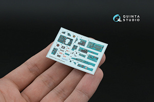 MiG-21SM Fishbed-J 3D-Printed & coloured Interior on decal paper (Eduard) (with 3D-printed resin parts)