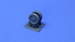 Additions (3D resin printing) 1/32 Bf-109 F-G10 type 2 wheels under load (KepModels) 