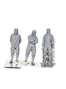 Addition (resin) 1/32 WWII Japanese Air Force Pilots (3 figures) (SX-Art)