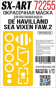 Paint Mask 1/72 de Havilland Sea Vixen FAW.2 (MPM Production)