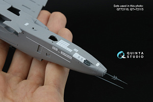 Su-25 Exterior Set Pt.2: rivet lines, small intakes, flare dispensers, harches and panels (Zvezda)