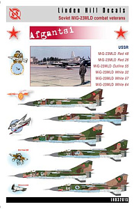 Decal 1/32 Mikoyan MiG-23MLD Mikoyan MiG-23MLD 'Afgantsi (Linden Hill)