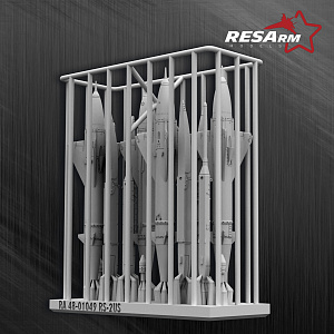 Additions (3D resin printing) 1/48 RS-2U  Air-to-air missile (RESArm)