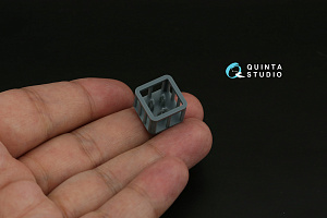 Su-27 3D-Printed & coloured Interior on decal paper (Trumpeter) (with 3D-printed resin part)