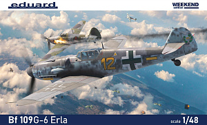 Model kit 1/48 Bf 109G-6 Erla (Weekend Edition) (Eduard kits)